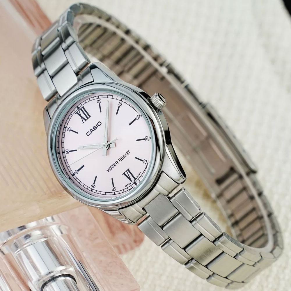 Đồng hồ Nữ Casio Timeless LTP-V005D-4B2UDF Màu Bạc