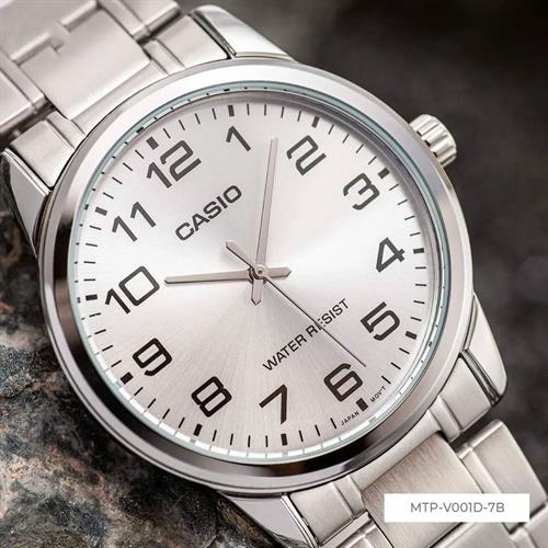 Đồng hồ Nam Casio MTP-V001D-7BUDF Màu Bạc