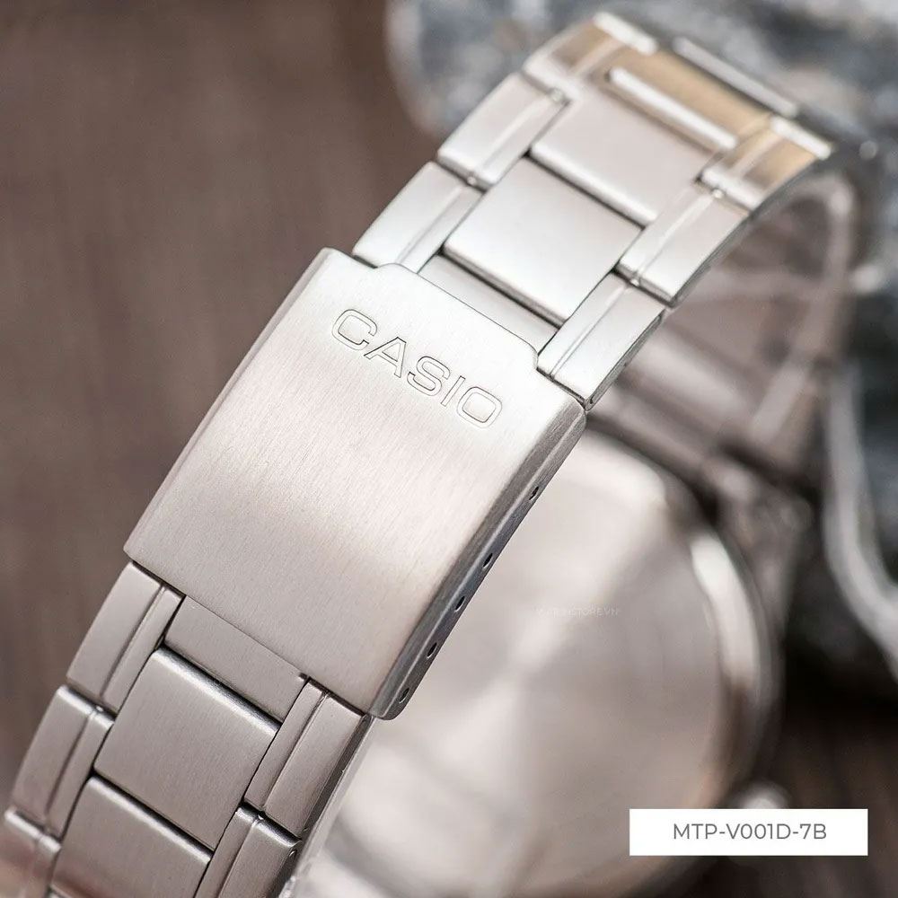 Đồng hồ Nam Casio Timeless MTP-V001D-7BUDF Màu Bạc