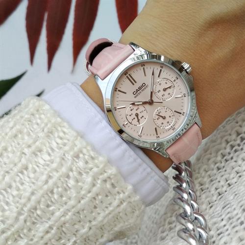 Đồng hồ Nữ Casio LTP-V300L-4AUDF Màu Hồng