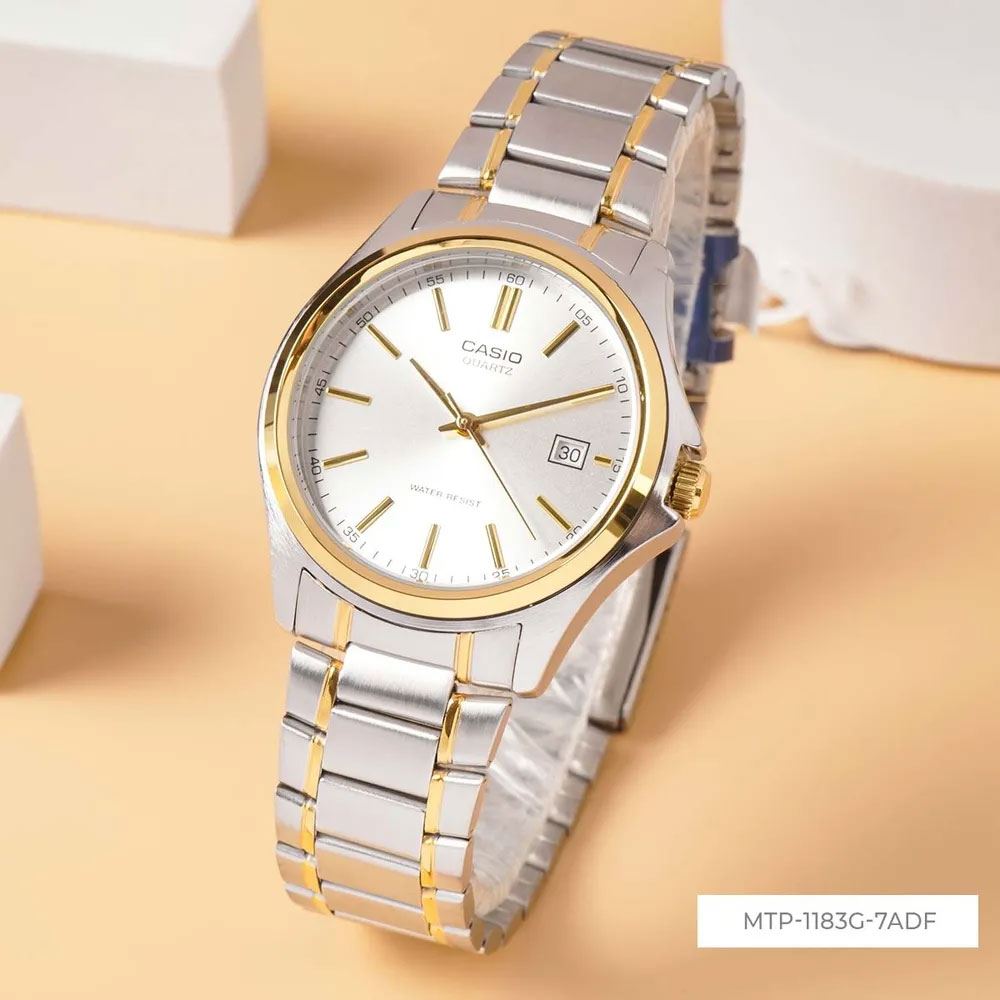 Đồng hồ Nam Casio Timeless MTP-1183G-7ADF Màu Bạc