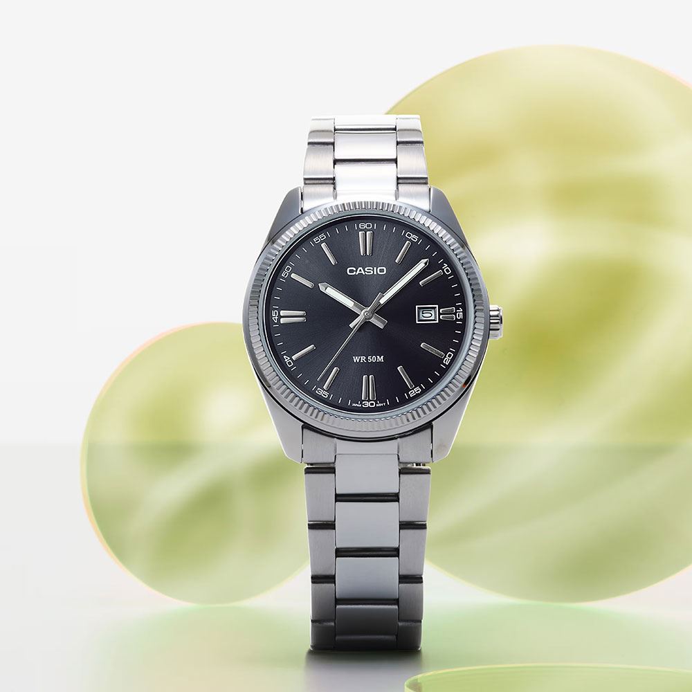 Đồng hồ Nam Timeless Casio MTP-1302D-1A1VDF Màu Bạc