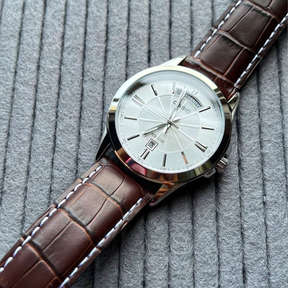 Đồng hồ Nam Casio Timeless MTP-1381L-7AVDF Màu Nâu