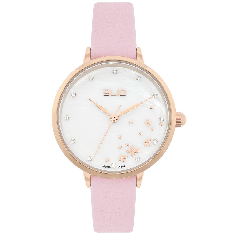 Đồng hồ Elio 28 mm Nữ EL134-01 Màu Hồng