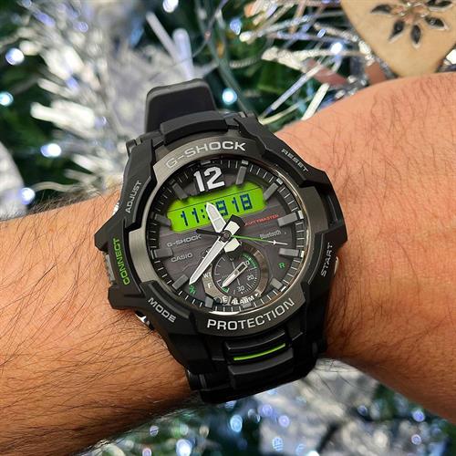 【新品㉜】G-SHOCK　GR-B100-1A3DR MASTER OF G-AIR GR-B100: Relógio para pilotos! | CASIO