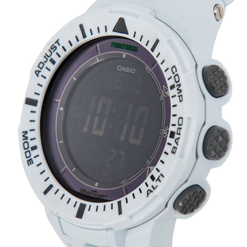 Đồng hồ Casio Protrek 47 mm Nam PRG-300-7DR Màu Trắng