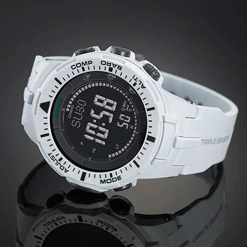 Đồng hồ Casio Protrek 47 mm Nam PRG-300-7DR Màu Trắng