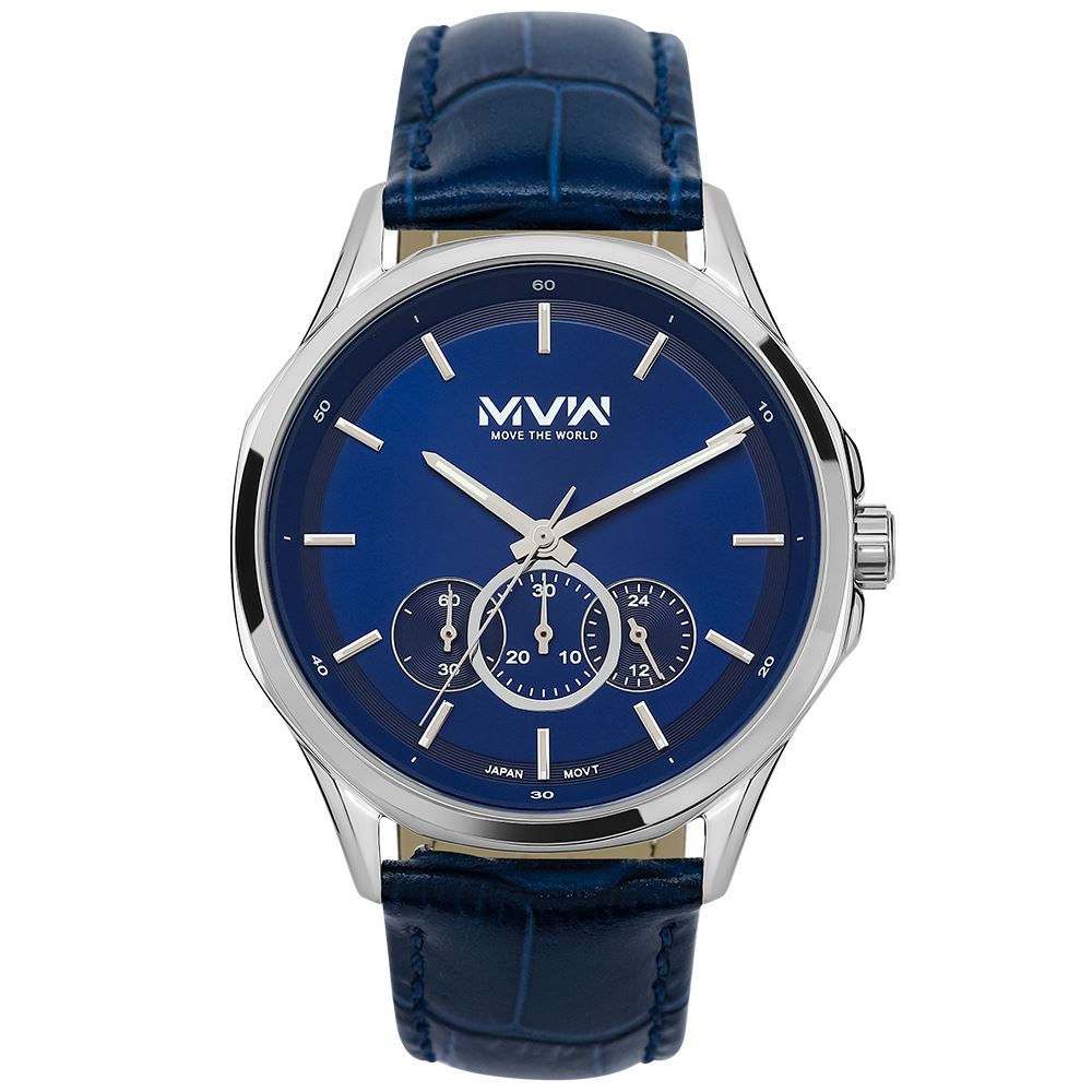 Đồng hồ MVW Sport 43 mm Nam ML074-03 Màu Xanh