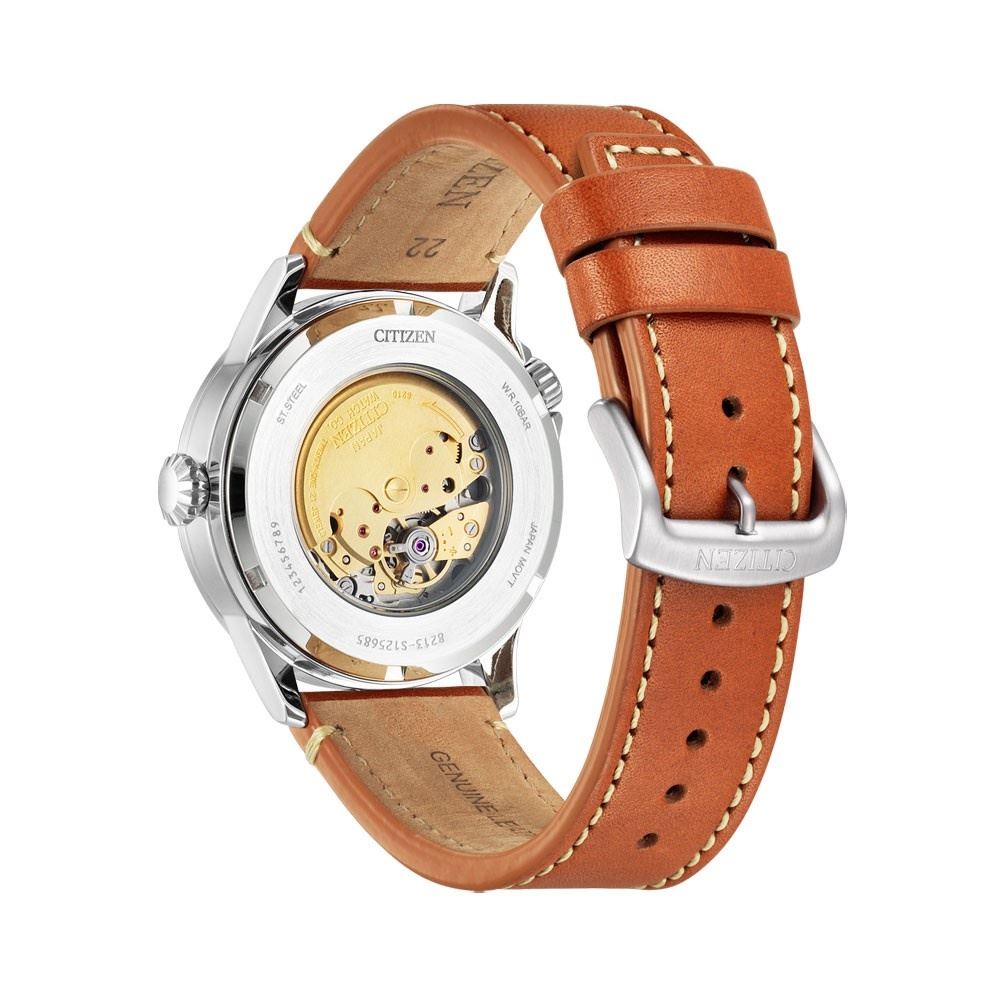 Đồng hồ Citizen 42 mm Nam NJ0140-25L Màu Nâu
