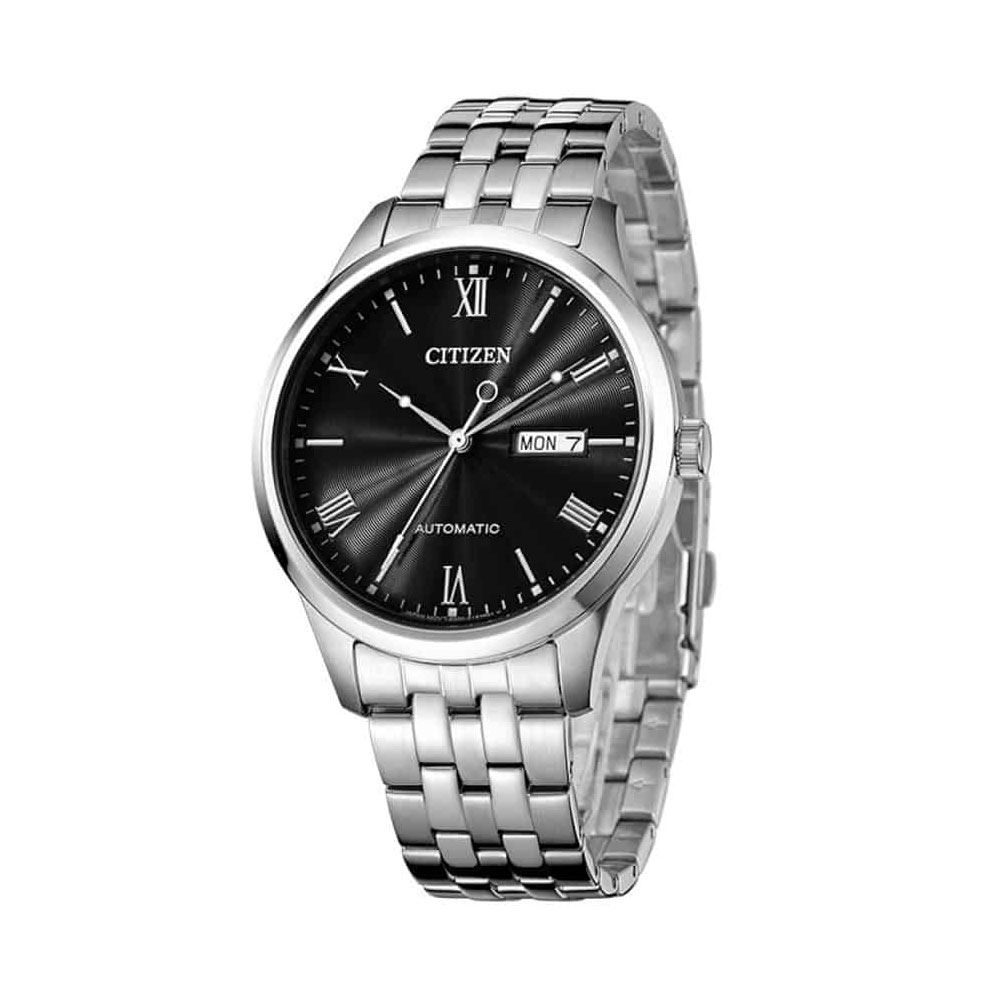 Đồng hồ Citizen Mechanical 40 mm Nam NH7501-85H Màu Bạc