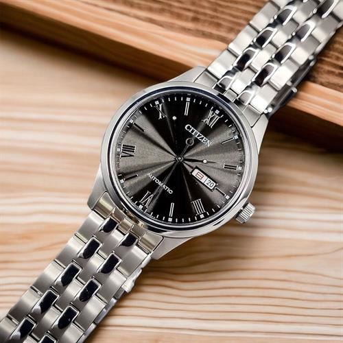 Đồng hồ Citizen Mechanical 40 mm Nam NH7501-85H Màu Bạc