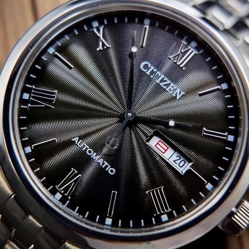 Đồng hồ Citizen Mechanical 40 mm Nam NH7501-85H Màu Bạc