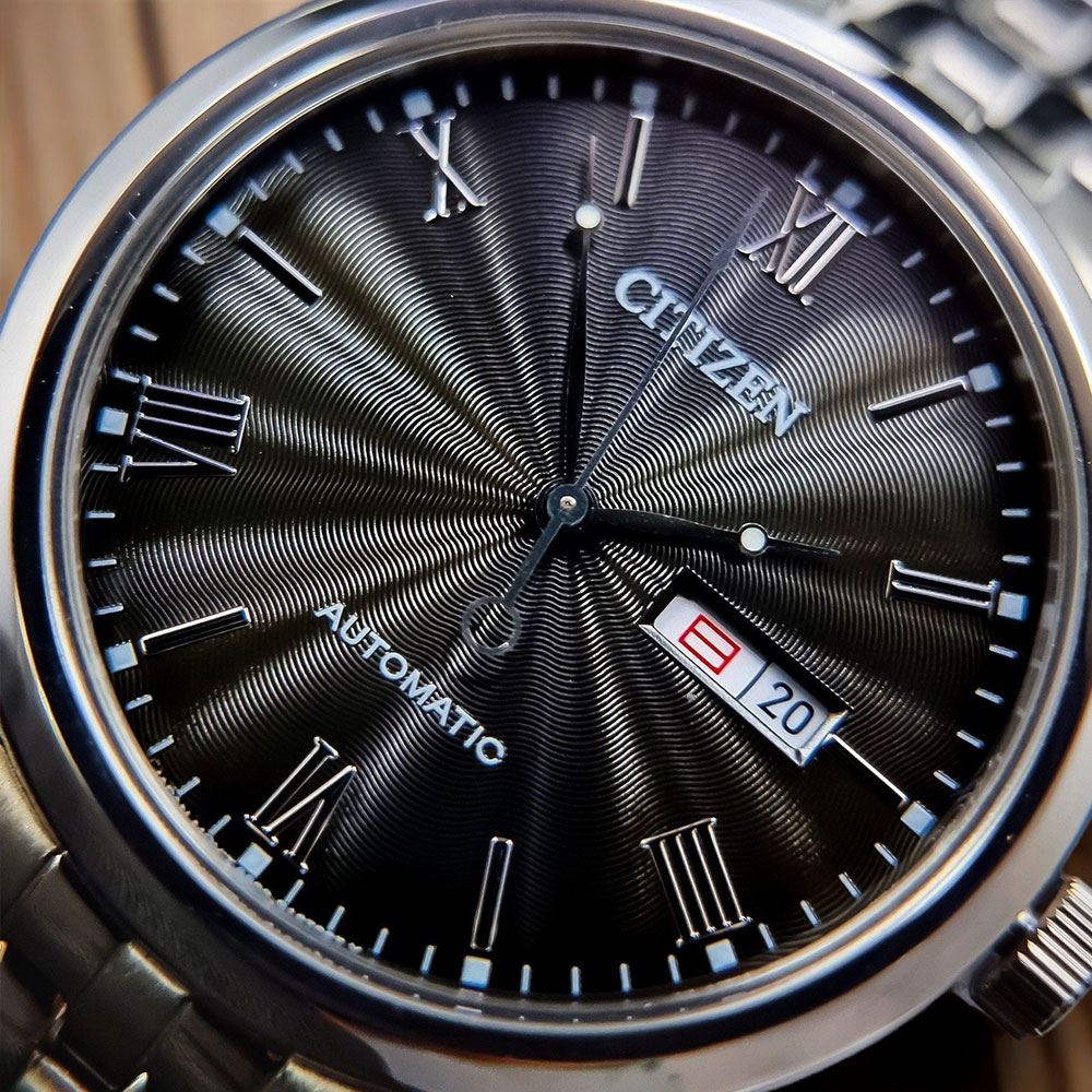 Đồng hồ Citizen Mechanical 40 mm Nam NH7501-85H Màu Bạc