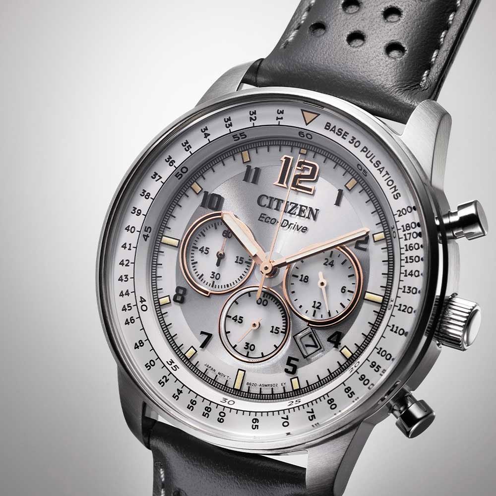 Đồng hồ Citizen 44 mm Nam CA4500-24H Màu Xám
