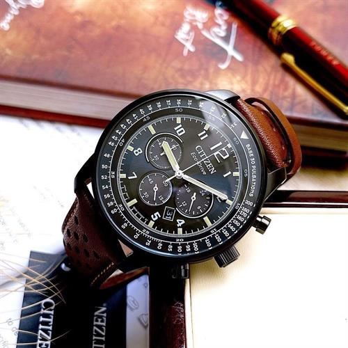 Đồng hồ Citizen 44 mm Nam CA4505-12E Màu Nâu
