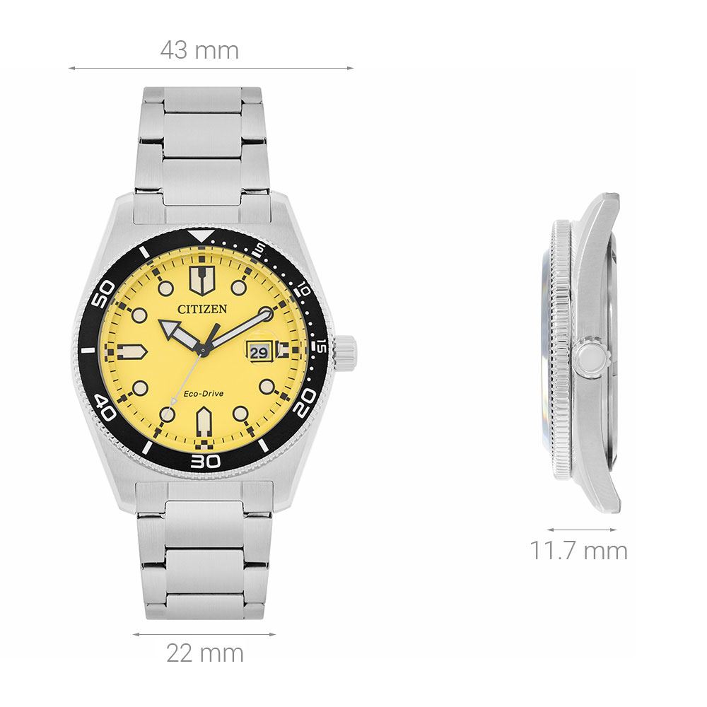 Đồng hồ Citizen 43 mm Nam AW1760-81Z - 5