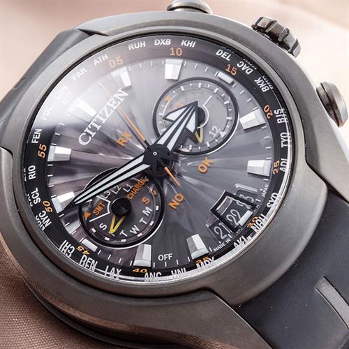 Đồng hồ Citizen Satellite Wave 52 mm Nam CC1075-05E Màu Xám