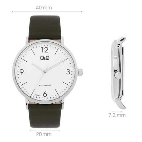 Đồng hồ Q&Q 40 mm Nam Q56B-003PY Màu Nâu