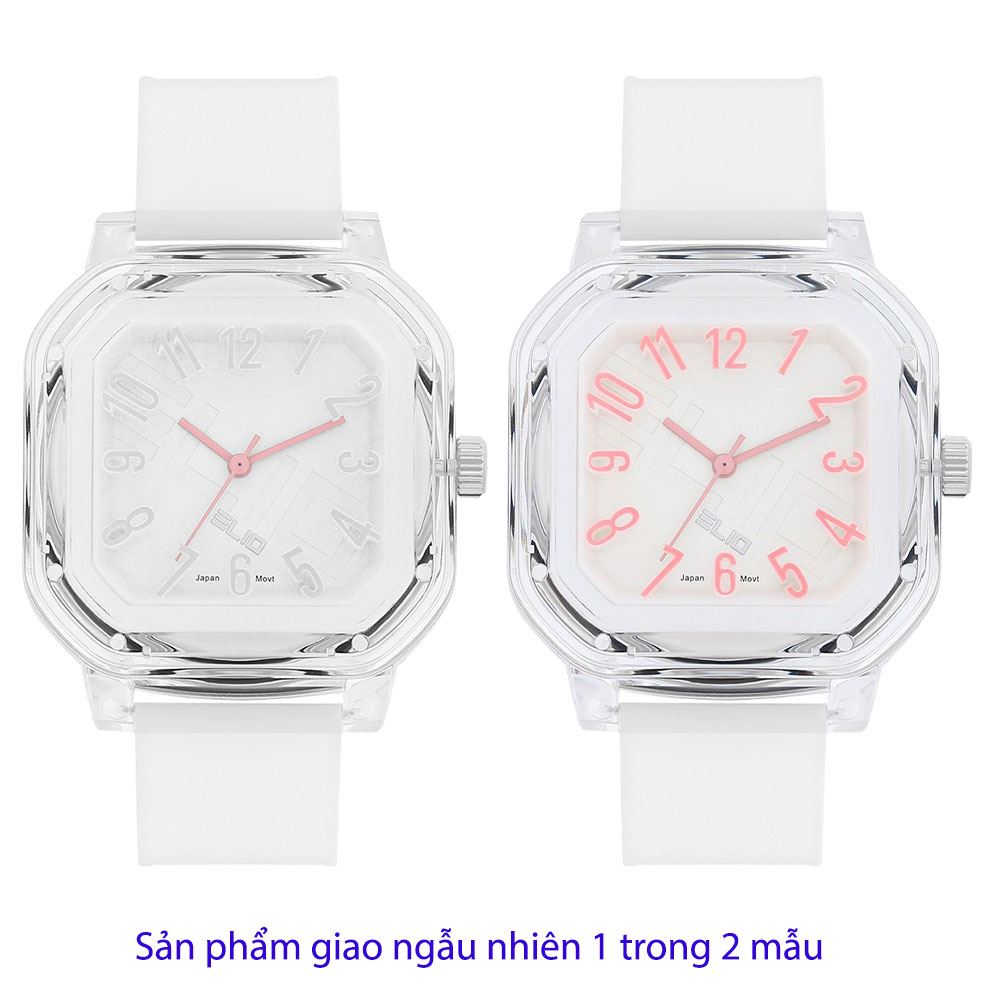 Đồng hồ Elio Color Pop 38 mm Unisex ESS11-02 Màu Trắng