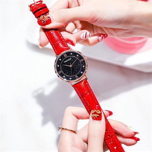 Đồng hồ Nakzen 36 mm Nữ SL4058L-2NO Màu Đỏ