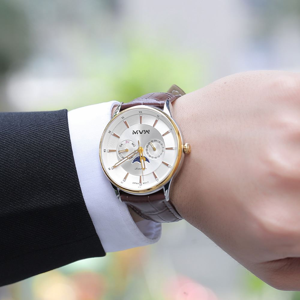 Đồng hồ MVW 44 mm Nam ML085-01-SM