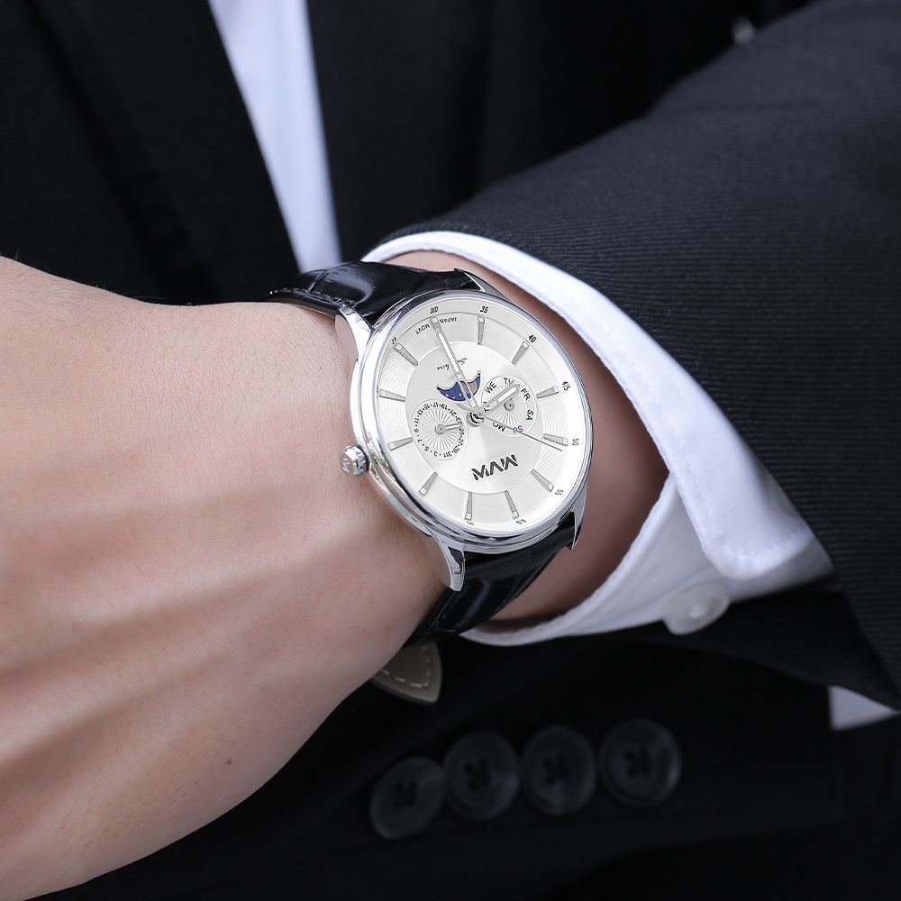 Đồng hồ MVW 44 mm Nam ML085-02-SM