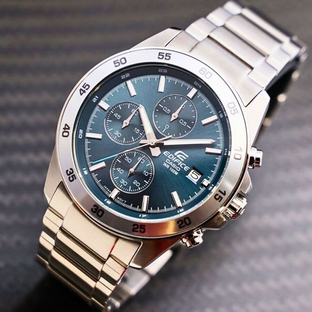 Đồng hồ Edifice Casio 43.8 mm Nam EFR-526D-2AVUDF Màu Bạc