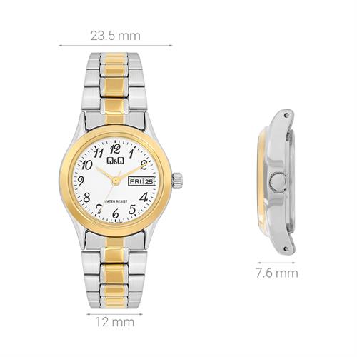 Đồng hồ Q&Q 23.5 mm Nữ A30A-001PY Màu Bạc