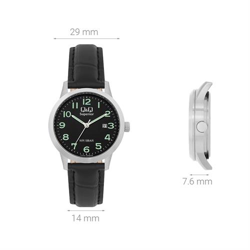 Đồng hồ Q&Q 29 mm Nữ C53A-006VY Màu Đen