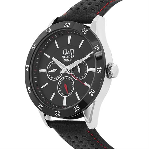 Đồng hồ Q&Q 44 mm Nam CE02J512Y Màu Đen