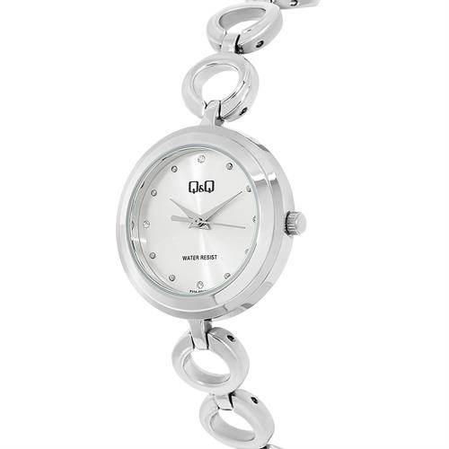 Đồng hồ Q&Q 30 mm Nữ F11A-001PY Màu Bạc
