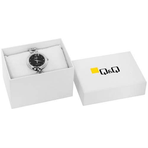 Đồng hồ Q&Q 30 mm Nữ F11A-002PY Màu Bạc