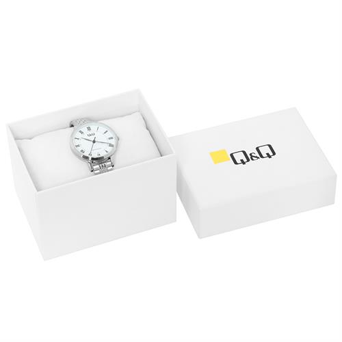 Đồng hồ Q&Q 30 mm Nữ Q48B-001PY Màu Bạc