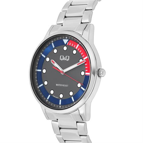 Đồng hồ Q&Q 40 mm Nam Q50B-002PY Màu Bạc