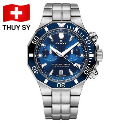 Đồng hồ Edox Delfin 43 mm Nam 10112-3BUM-BUIN