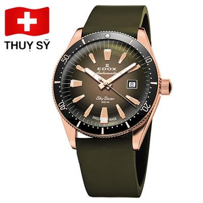 Đồng hồ Edox Skydiver 38 mm Nam 80131-37RNC-VDBEI