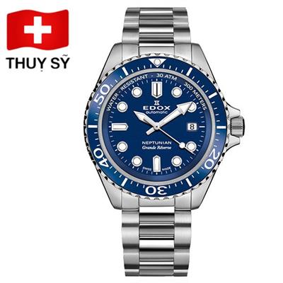 Đồng hồ Edox Neptunian 42 mm Nam 80801-3BUM-BUIN