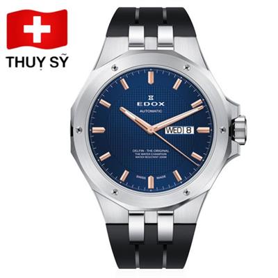 Đồng hồ Edox Delfin 43 mm Nam 88005-3CA-BUIR