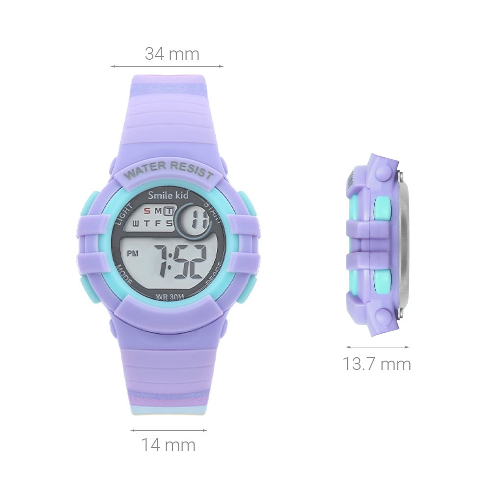 Đồng hồ Smile Kid 34 mm Trẻ em SL163-03 Màu Tím