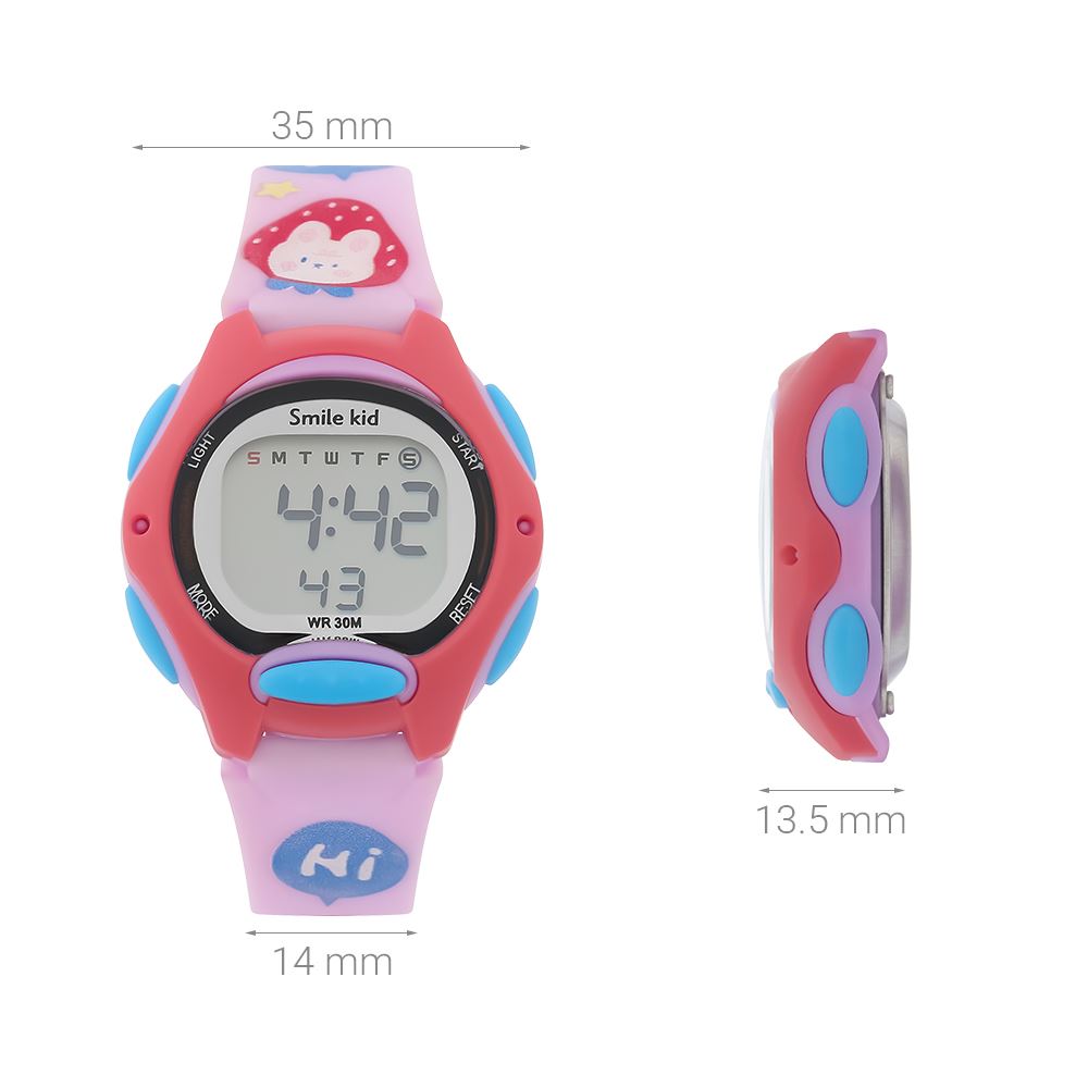 Đồng hồ Smile Kid 35 mm Trẻ em SL162-02 Màu Tím