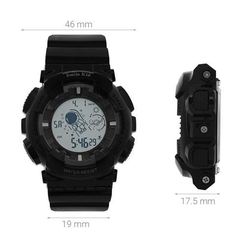 Đồng hồ Smile Kid 46 mm Trẻ em SL158-01 Màu Đen