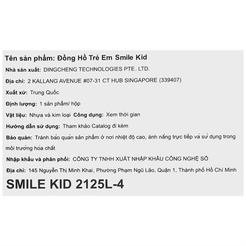 Đồng hồ Smile Kid 37.5 mm Trẻ em 2125L-4 Màu Hồng