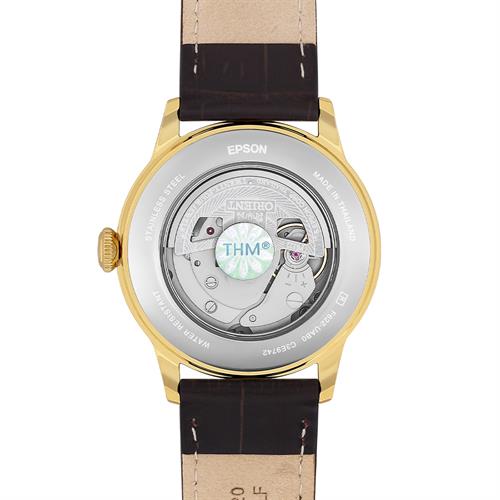 Đồng hồ Orient Small Bambino 38.4 mm Nam RA-AP0106S30B Màu Nâu