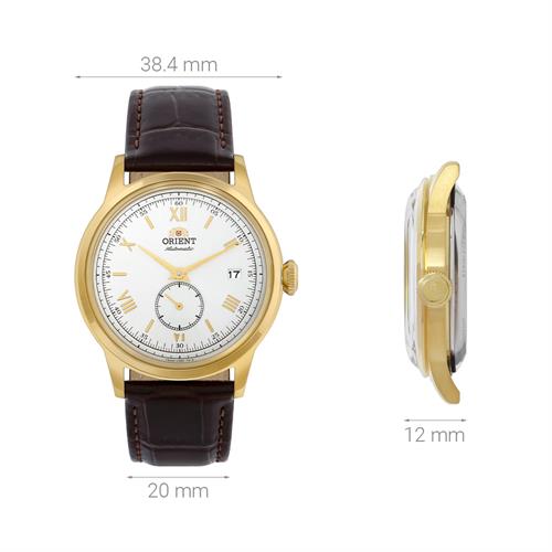 Đồng hồ Orient Small Bambino 38.4 mm Nam RA-AP0106S30B Màu Nâu