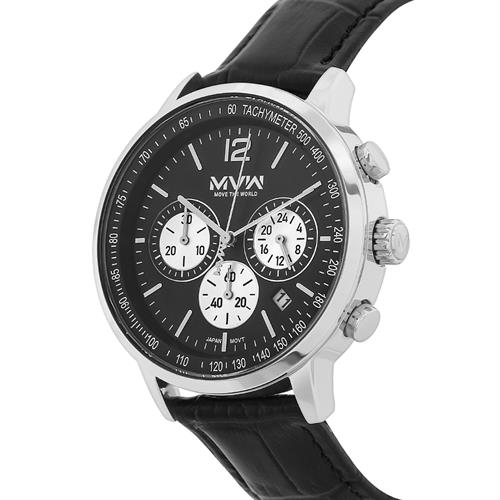 Đồng hồ MVW Sport 41 mm Nam ML089-01 Màu Đen