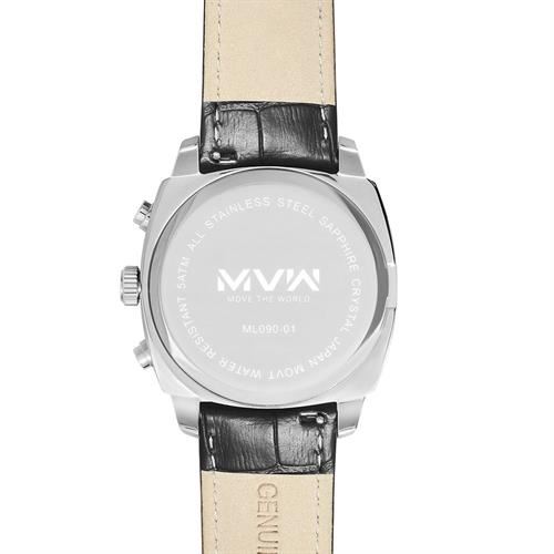 Đồng hồ MVW Sport 41 mm Nam ML090-01 Màu Đen