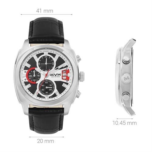 Đồng hồ MVW Sport 41 mm Nam ML090-01 Màu Đen