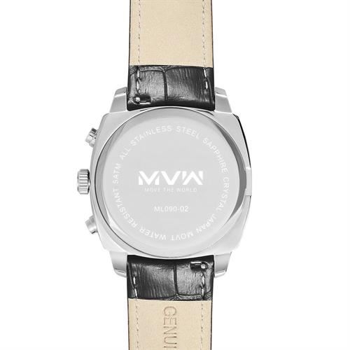 Đồng hồ MVW Sport 41 mm Nam ML090-02 Màu Đen