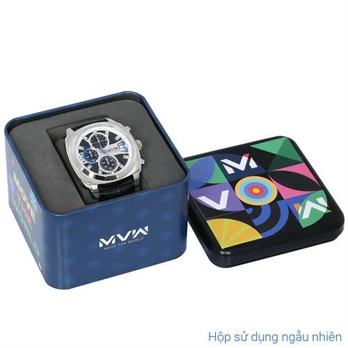 Đồng hồ MVW Sport 41 mm Nam ML090-02 Màu Đen