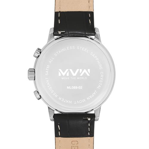 Đồng hồ MVW Sport 41 mm Nam ML089-02 Màu Đen